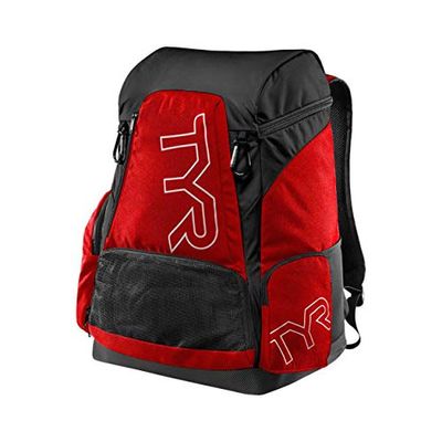 TYR Alliance 45L Mochila, Unisex Adulto, Rojo/Negro, Talla Única