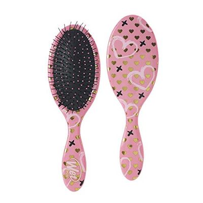 Wet Brush Brosse d'Amour Graphique Démêlante Originale Lovely Locks Xoxo pour Unisexe 1 Unité