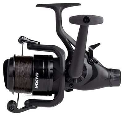 Mitchell MX1 FS Frihjul Baitrunner Style fiskerulle – karpfiske – mässing, rosett, barberar, svart, 6500