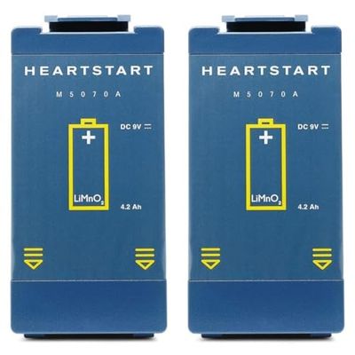 Philips HeartStart Home Automated External Defibrillator Battery (Pack of 2)