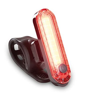 hauck 618769 Luces LED, para Cochecitos, Silla de Paseo, Luz de Seguridad para Remolque Infantil, Luz Trasera Bicicleta, Universal, 15 Horas de Autonomía, Cable USB, Negro