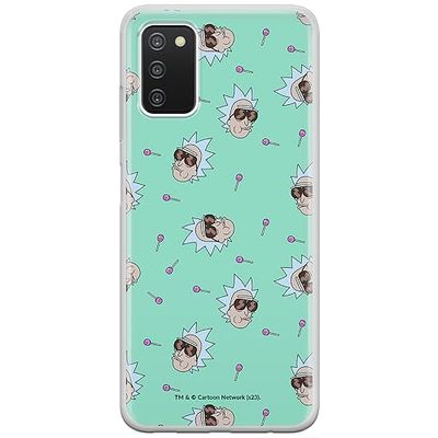ERT GROUP mobiltelefonfodral för Samsung A03S originalt och officiellt licensierat Rick and Morty mönster Rick & Morty 048 anpassad till formen på mobiltelefonen, fodral tillverkad av TPU-plast