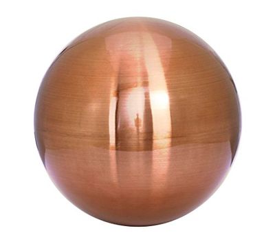 Dehner Roestvrij stalen bol, geborsteld, 10 cm, koper