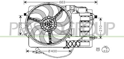 Motor del ventilador