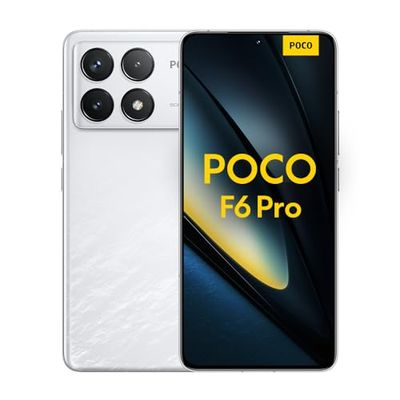 POCO F6 Pro, Snapdragon® 8 Gen 2, 50MP triple camera, 120W HyperCharge, 5000mAh, 12GB+256GB, White