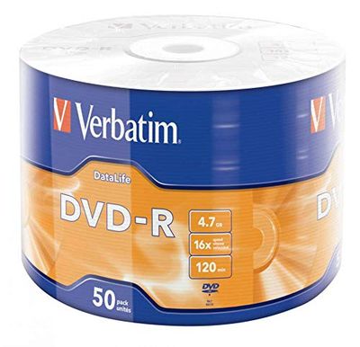 DVD-R 4.7 GB 16X Wrapped 50X