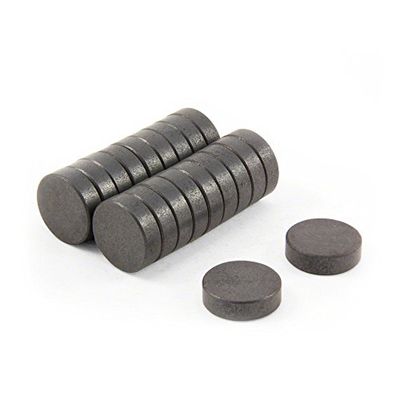 First4magnets - Y10 Calamite in ferrite Che reggono Fino a 0,34 kg, Colore: Grigio, Dimensioni: 17,2 x 5 mm, Confezione da 20