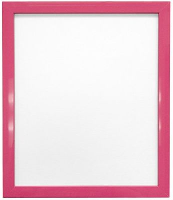 Ramar av POST 0,75 tum rosa fotoram 20 x 10 tum plastglas