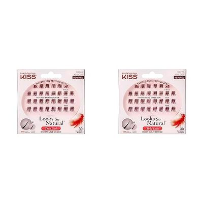 Haute Couture Kiss Trio Lashes Adhesive, Classy (Pack of 2)