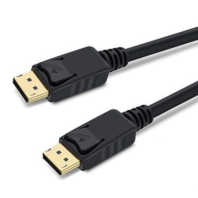 PremiumCord 8K DisplayPort 1.3/1.4 Cable M/M 1 m, Male to Male, 32.4 Gbps, Video 8K@30Hz, 5K@60Hz, 4K@120Hz 2160p, HDCP 2.2, Gold-Plated Connectors, Black