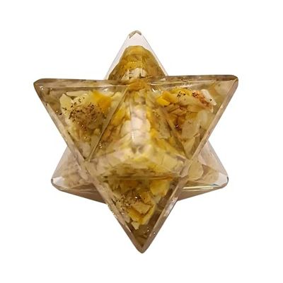 VIE Naturals Merkaba Star, Yellow Aventurine