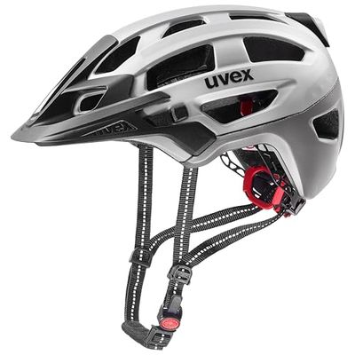 uvex Finale Light, Casco City Seguro Unisex, Incluye luz LED, Ajuste de Talla individualizado, Silver, 56-61 cm