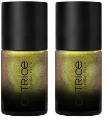 Catrie Cosmetics Smalto Unghie MYSTIC FOREST, Lunga Durata, Pigmentato, Brillante, Colore Intenso, 10 ml (Confezione da 2)