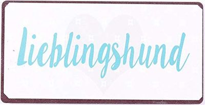 Decorative Fridge Magnet for Home Lieblingshund 5cm x 10cm