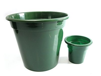 EURO 3 PLAST set 10 blomkruka trädgård cm 16 trädgård utomhus
