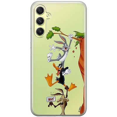 ERT GROUP mobiel telefoonhoesje voor Samsung A34 5G origineel en officieel erkend Looney Tunes patroon 005 optimaal aangepast aan de vorm van de mobiele telefoon, gedeeltelijk bedrukt