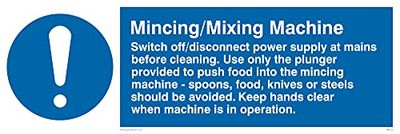 Pack of five - Mincing Sign - 300x100mm - L31