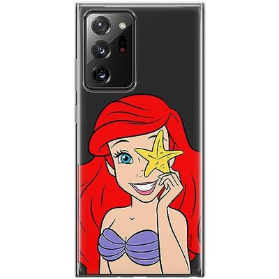 ERT GROUP etui na telefon Samsung GALAXY NOTE 20 ULTRA, case oryginalny i oficjalnie licencjonowany przez Disney, wzór Ariel 009, optymalnie dopasowane, plecki z TPU częściowo przeźroczyste