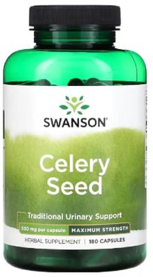 Swanson - Celery Seed, 500mg | Joint and Circulatory Support - 180 Capsules