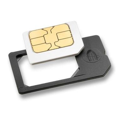 Visionaer Adattatore MicroSim Card - Micro Sim Adapter - / Ideale per iPad, iPhone 4G