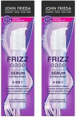 JOHN FRIEDA Frizz Ease Sérum Extra Fort 50ml (Lot de 2)