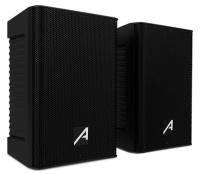 Audibax Freeport 210 - Set di 2 Altoparlanti Attivi e Passivi da 10" - Potenza 250W - Connessione USB/SD/FM - Cavo Alimentazione e Telecomando Inclusi - Altoparlante Amplificato con Bluetooth