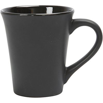 Tazza, H: 10 cm, D: 5,9-8,7 cm, nero, 1 pezzo