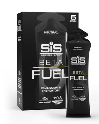 Science in Sport Beta Fuel 6 x 60ml Non aromatisé - énergétique avec 40g de glucides, Energy facile à digérer pour une performance optimale