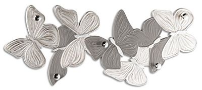 Pintdecor Voltige Porte-Manteau, MDF, Gris Taupe/Argent, 156 x 62 x 6.5 cm