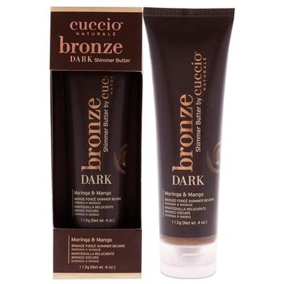 Cuccio - Bronze Dark Shimmer Butter - Moringa and Mango - for Women - Bronzer - 4 oz