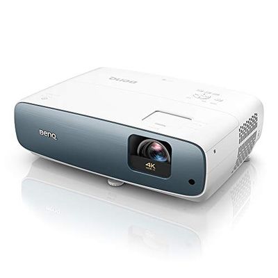 Proyector inteligente UHD 4K para el ocio doméstico BenQ TK850i con HDR-PRO, tecnología Android TV, 3000 lúmenes ANSI, cobertura del 98% de Rec.709, 3D, Azul y Blanco