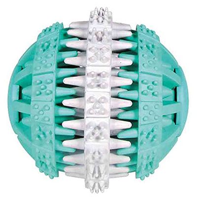 Trixie Denta Fun - Sfera in gomma naturale, 6 cm