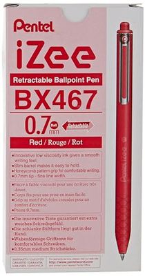 PENTEL 89012 balpen I Zee, rood 0,7 mm
