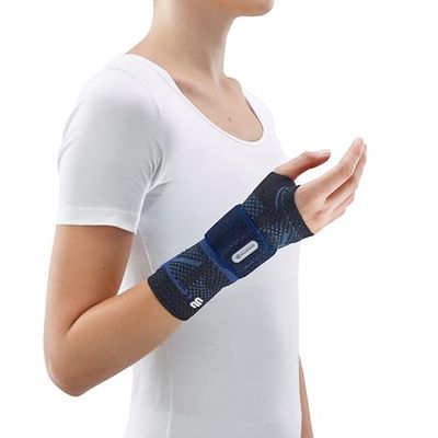 Bauerfeind Vendaje de muñeca, ManuTrain,negro,izquierdo, talla 3