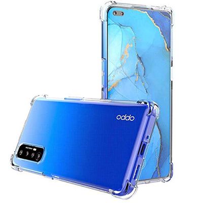 Transparent Anti Shock TPU Gel Skal för OPPO Find X2 Neo