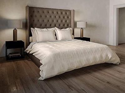 Yellow Lavina Duvet Cover, 100% Percal Cotton, Off-White, 260 x 220 Cm, 1.0 Pieces