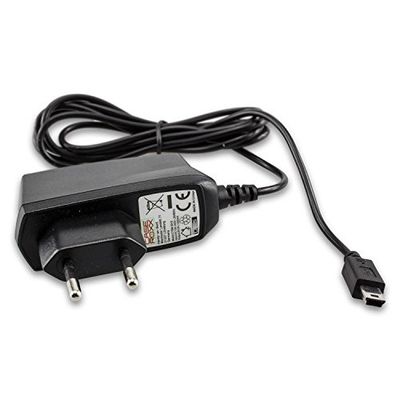 caseroxx Cable Cargador Smartphone Cargador para Teufel 103918003 Wireless BT Bamster Soundbar, Cargador Fuente de alimentación para Cargar el móvil (Cable Flexible y Estable en Negro)