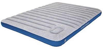 High Peak 40045 Cama Hinchable, Gris Claro/Azul, 210 x 140 x 20 cm