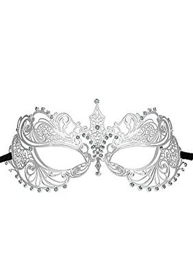Ouch! Silver Phantom Masquerade Mask