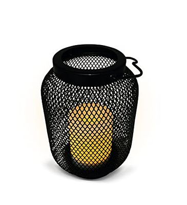 Luceco Laterne Solaire Bougie, Lampe de Jardin étanche IP44, Lumière Décorative pour Extérieur, Balcon, Patio, Terrasse