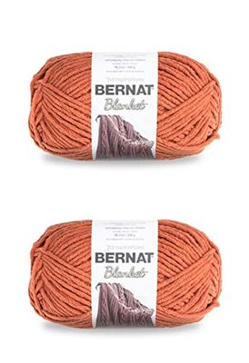 Bernat Coperta in filato di zucca per spezie, confezione da 2 pezzi da 300 g, poliestere, 6 super ingombranti, 200 m