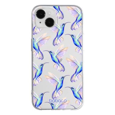 BABACO Funda para teléfono móvil de ERT Group para iPhone 12/12 Pro Original y con Licencia Oficial diseño Hummingbird 002 Adaptada a la Forma del teléfono móvil, parcialmente Transparente