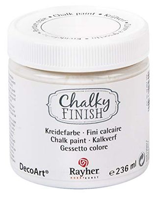 RAYHER HOBBY 38868102 - Gessetto Colore, Bianco, 236 ml, 1 Pezzo