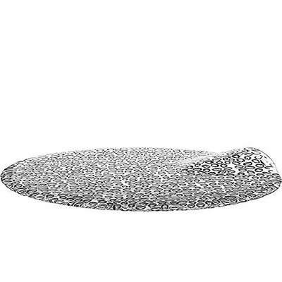 Utopia P24324 Verre salle à manger Pebble Plat de service, 29,2 cm, 29 cm (lot de 4)