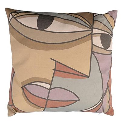 Vacchetti 2500160000 Kussens van stof, meerkleurig, vierkant, medium