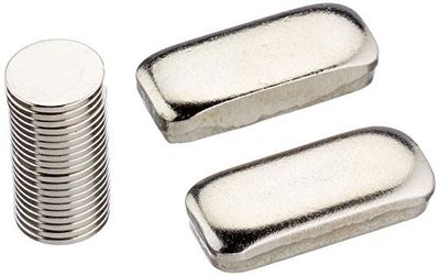 N42 Magnet de neodímio para artes, trabalhos manuais, fabrico de modelos, bricolagem, passatempos, escritório e casa - 10 mm de diâmetro x 1 mm de espessura - 0,58 kg - embalagem de 20
