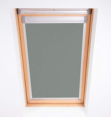Bloc Skylight Blind Für Dachfenster para janelas de teto Velux Blockout, alumínio, acrílico, tecido, cinzento, P10