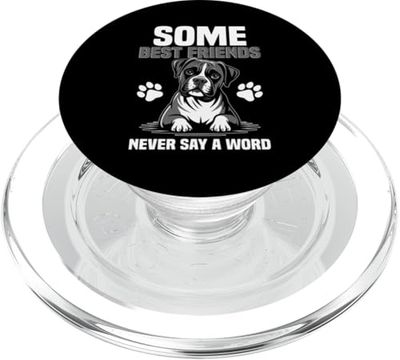 Perro bóxer PopSockets PopGrip para MagSafe