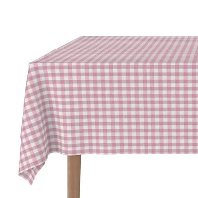 Martina Home Vichy Teflon Tablecloth - Pink - 300 x 140 cm