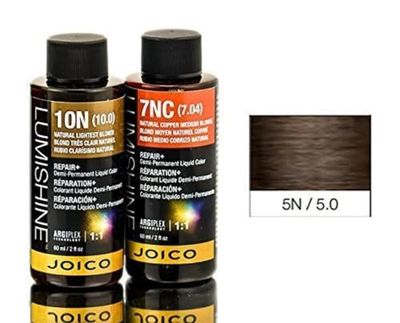 Joico Lumishine Demi Permanent Liquid Color – Natural Light Brown – 5 N/5 – 2 oz by Joico